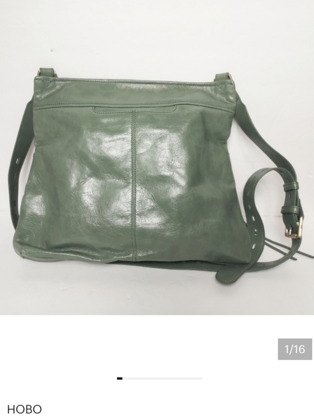 Hobo International Leather Cadence Purse Green